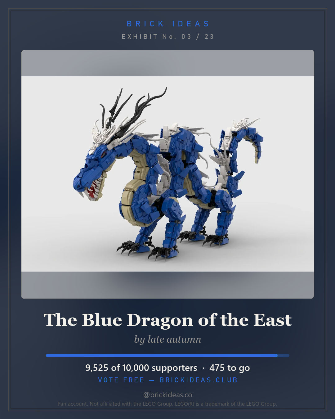 The Blue Dragon of the East