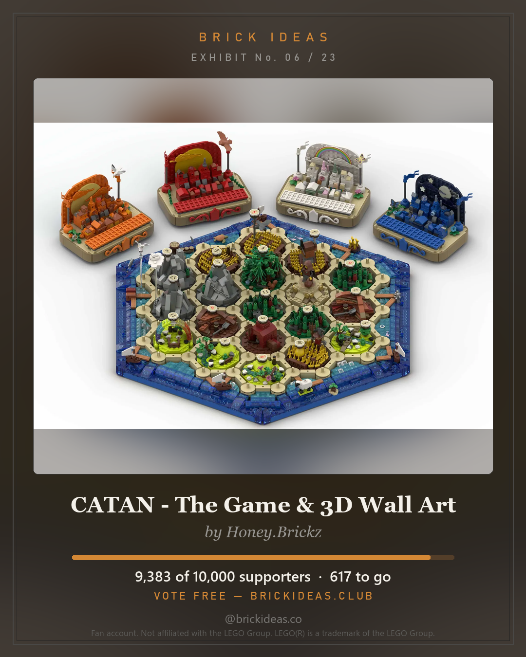 CATAN - The Game & 3D Wall Art