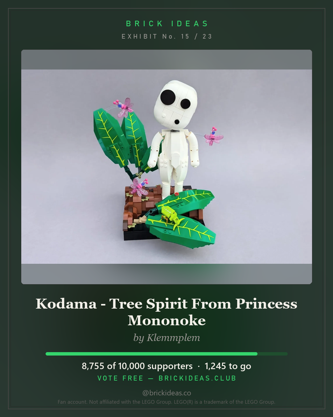 Kodama - Tree Spirit From Princess Mononoke