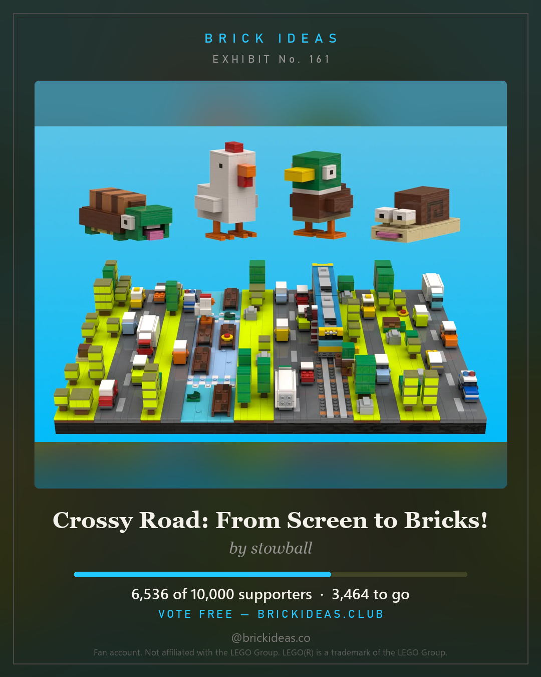 Crossy Road: From Screen to Bricks!