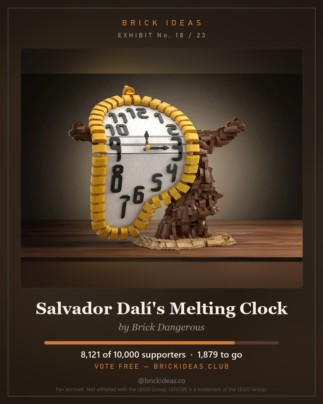 Salvador Dalí's Melting Clock