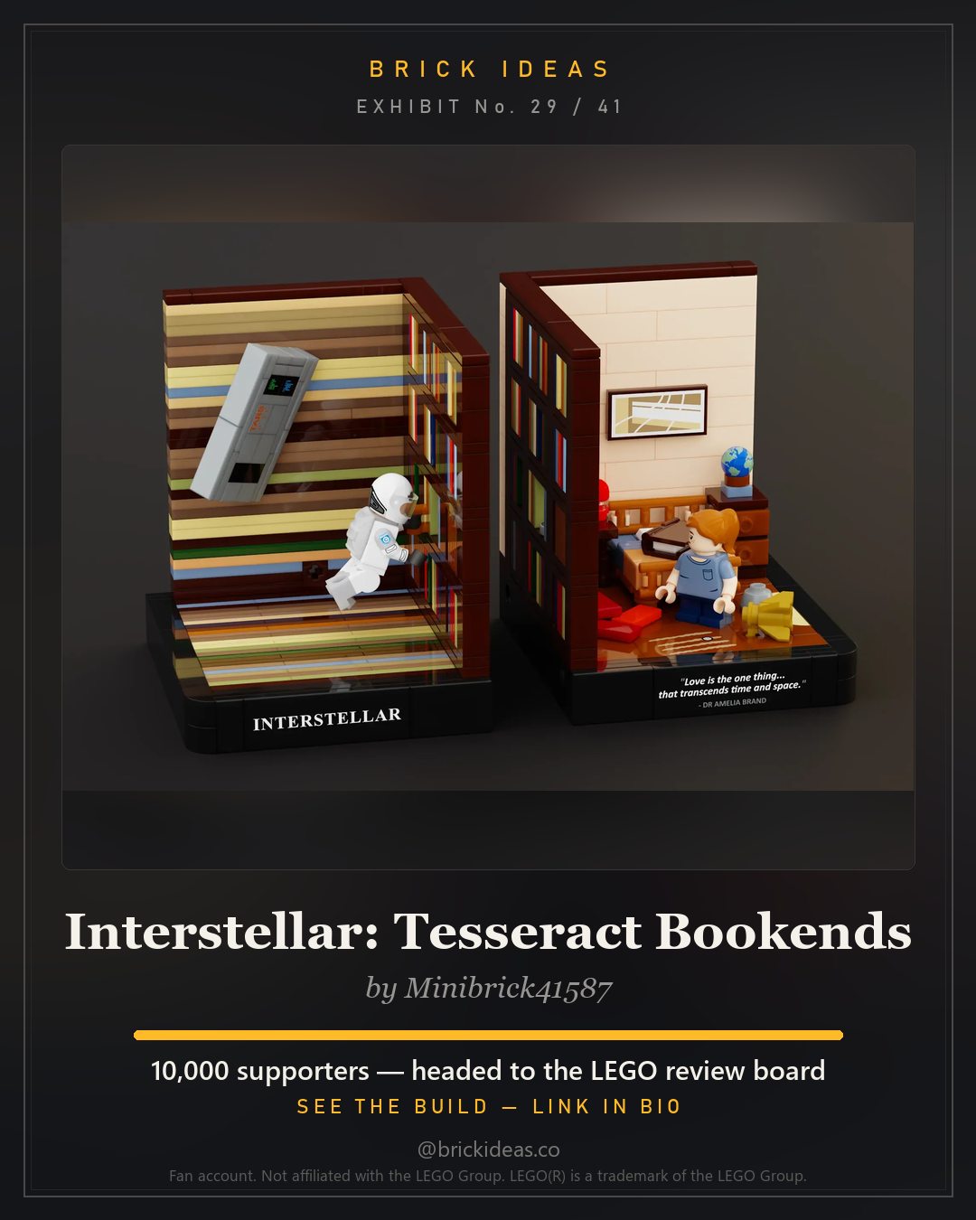Interstellar: Tesseract Bookends
