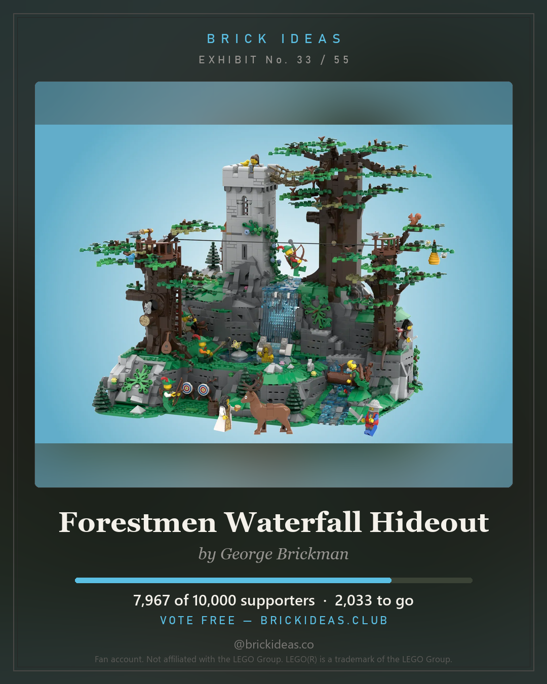 Forestmen Waterfall Hideout