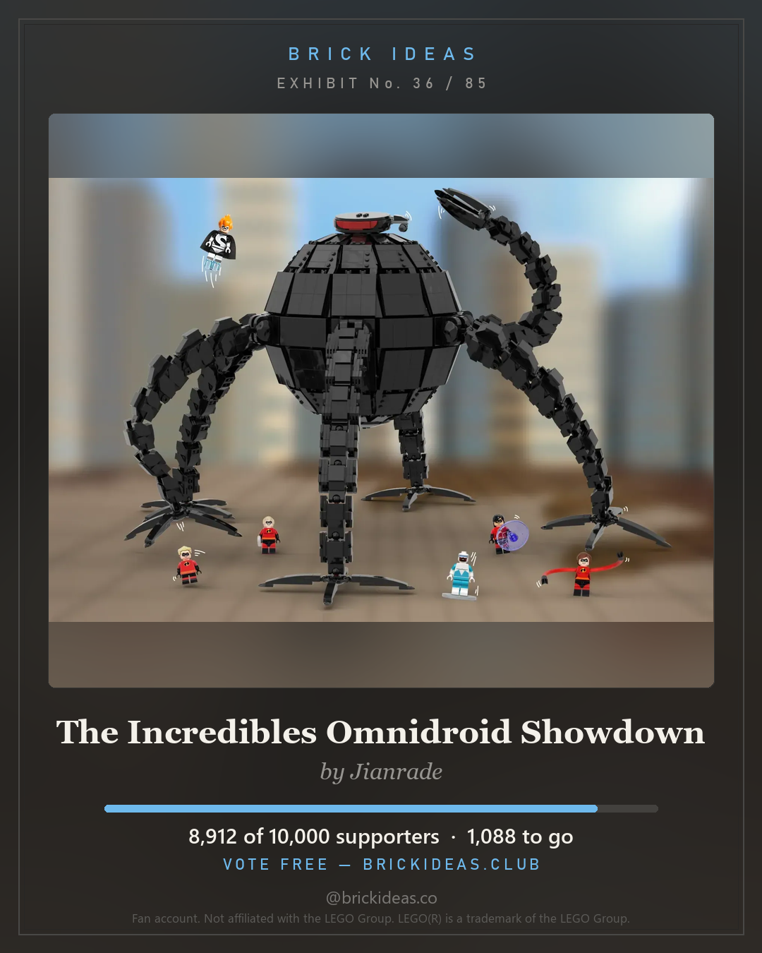 The Incredibles Omnidroid Showdown