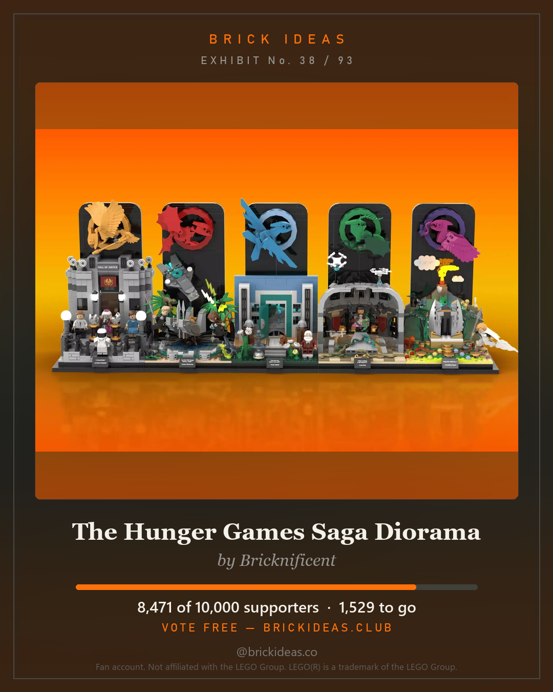 The Hunger Games Saga Diorama