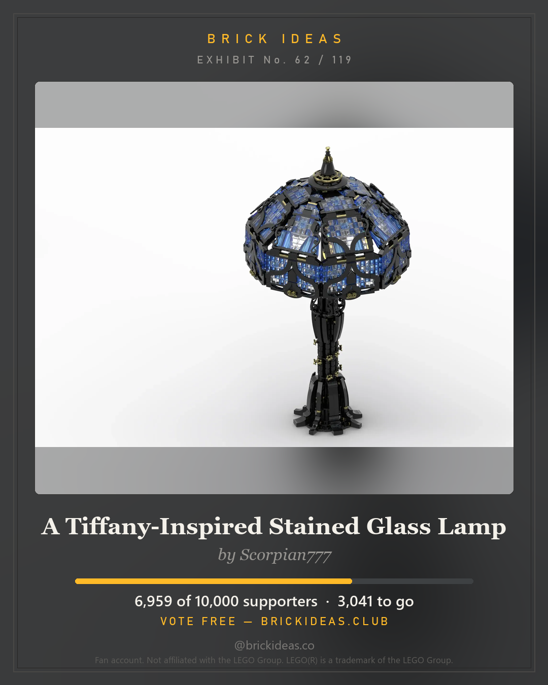 A Tiffany-Inspired Stained Glass Lamp