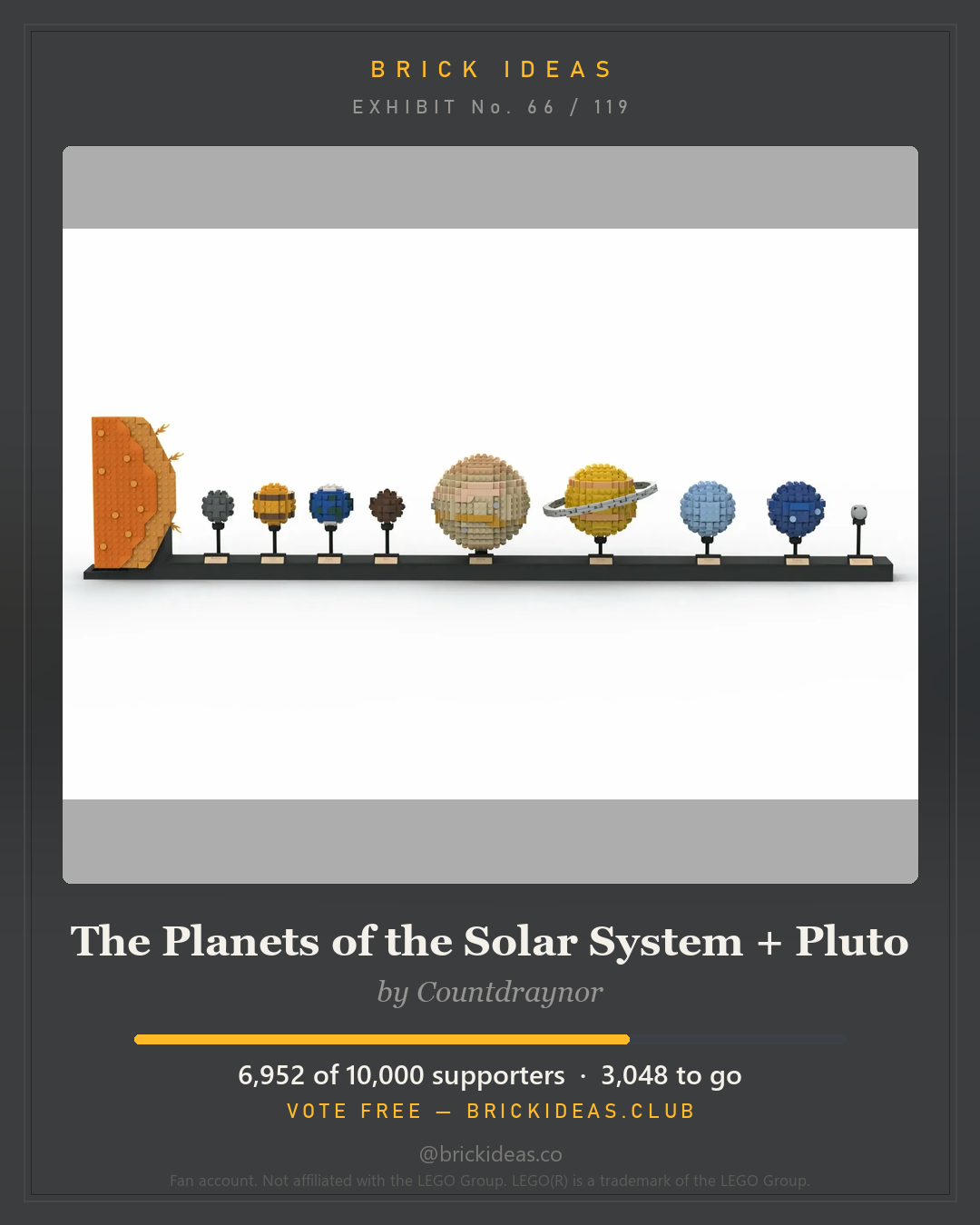 The Planets of the Solar System + Pluto