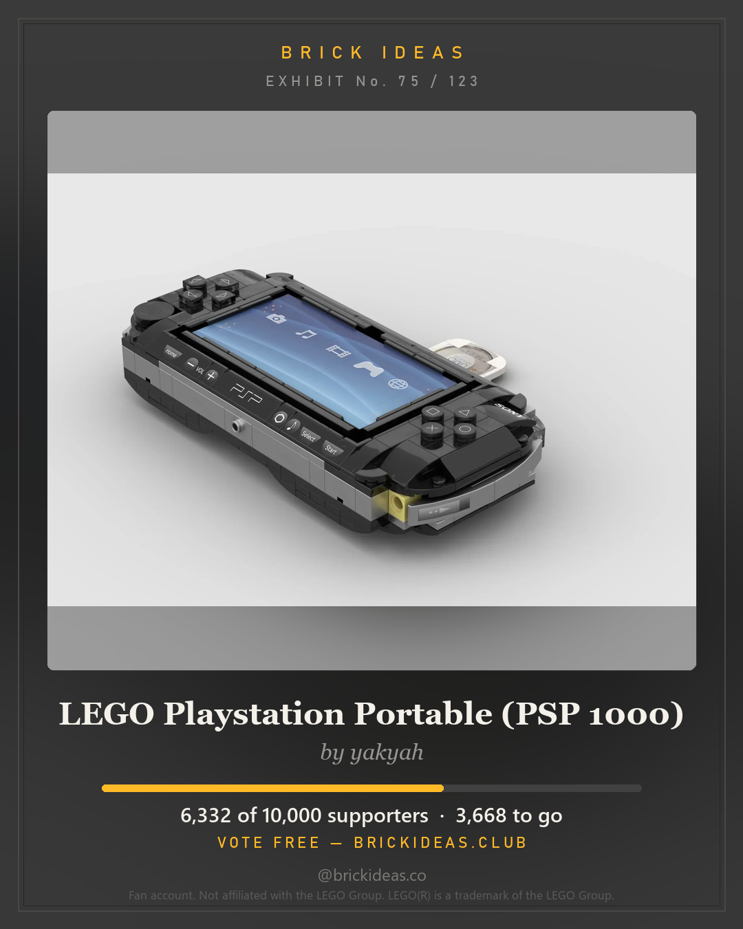 LEGO Playstation Portable (PSP 1000)