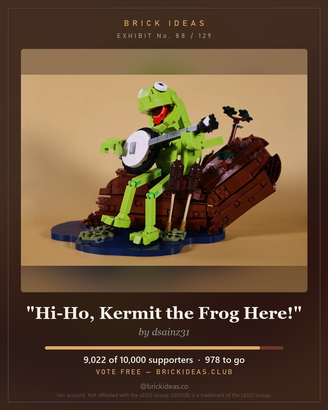 "Hi-Ho, Kermit the Frog Here!"